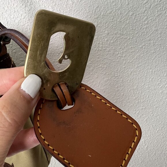 Vintage Dooney & Bourke Nylon Tan Crossbody Bag - Picture 13 of 13